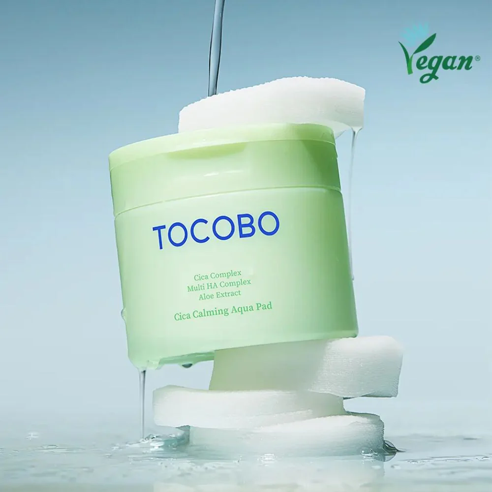 Tocobo Cica Calming Aqua Pad 60 Pads Cica Complex Multi HA Complex 160ml - Image 2