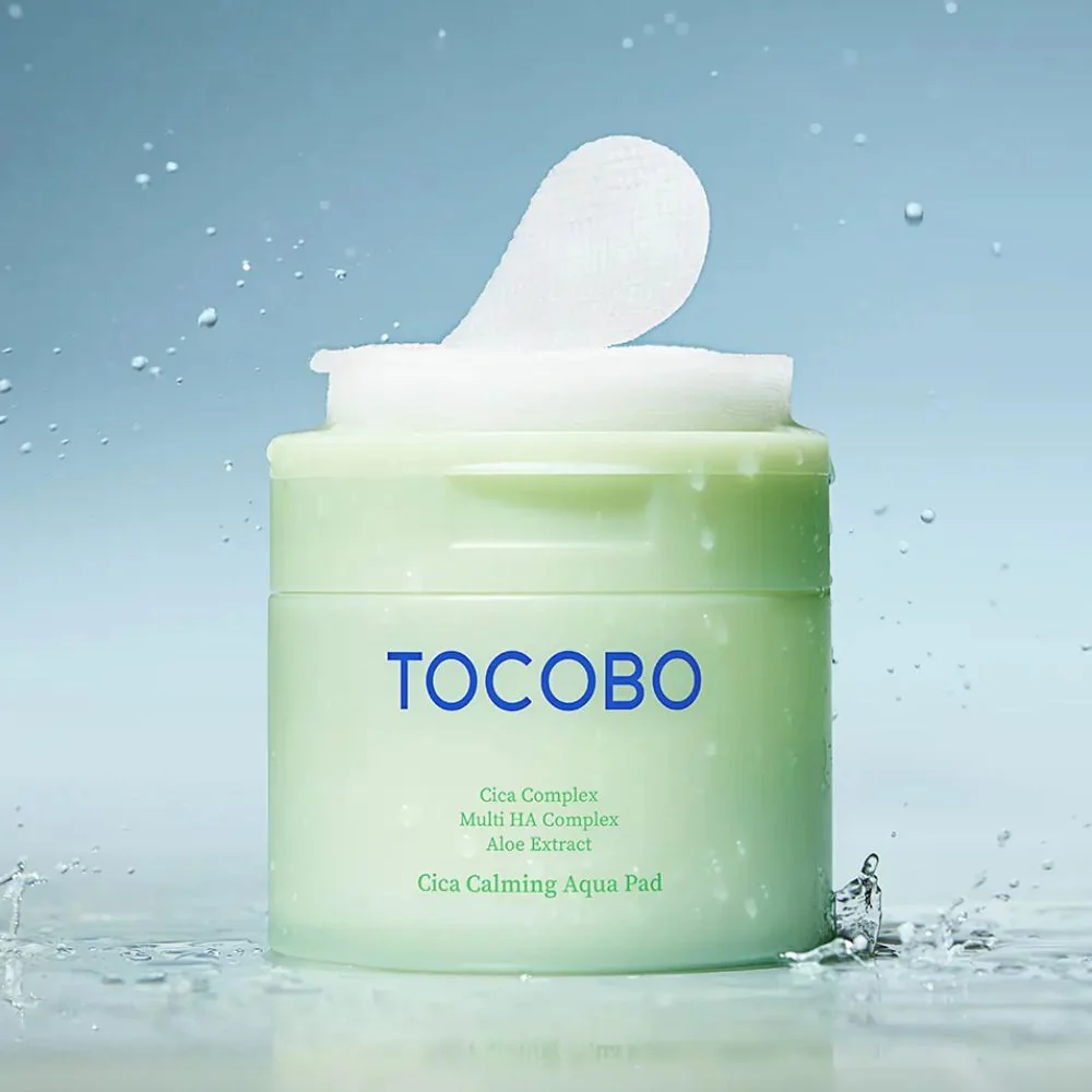 Tocobo Cica Calming Aqua Pad 60 Pads Cica Complex Multi HA Complex 160ml - Image 3