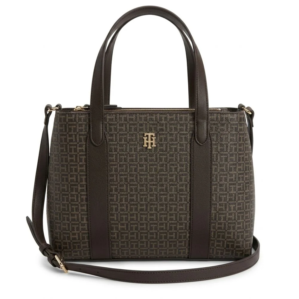 Tommy Hilfiger Cartera Crossbody Monogram Black - Image 2