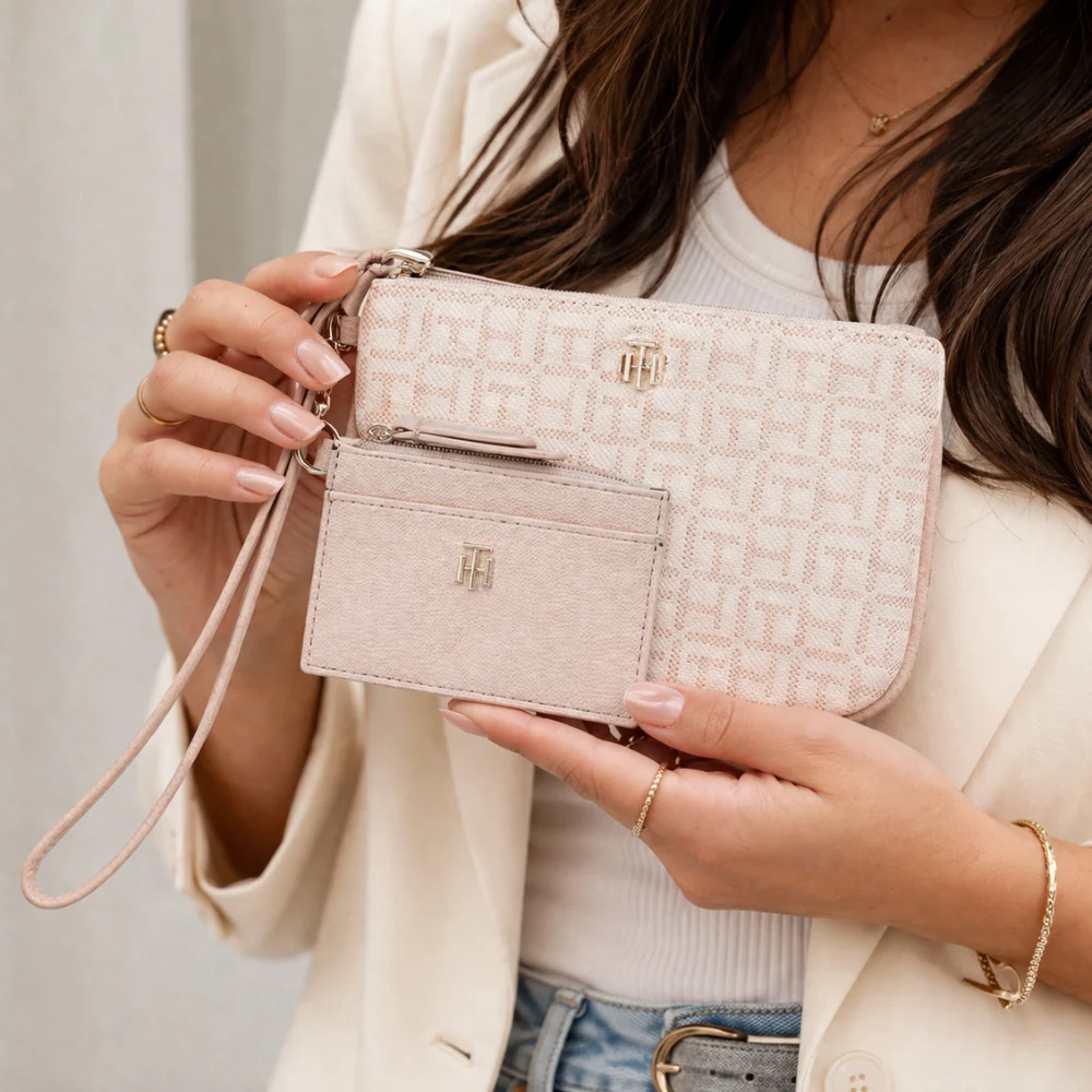 Tommy Hilfiger Cartera De Mano Monogram Blush