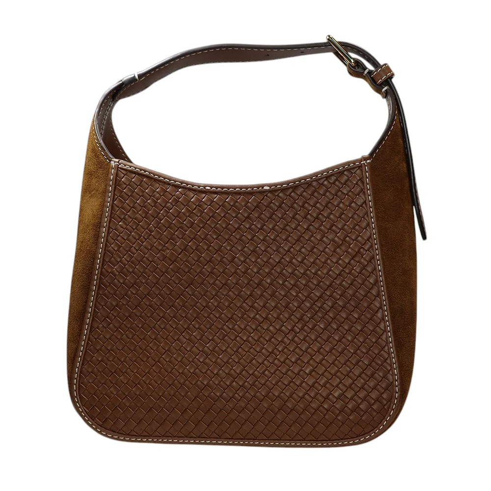 Tory Burch Cartera Thea Woven Small Bucket Bag - Image 5