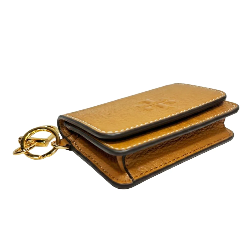 Tory Burch Monedero Thea Flap Card Case Tiramisu - Image 6