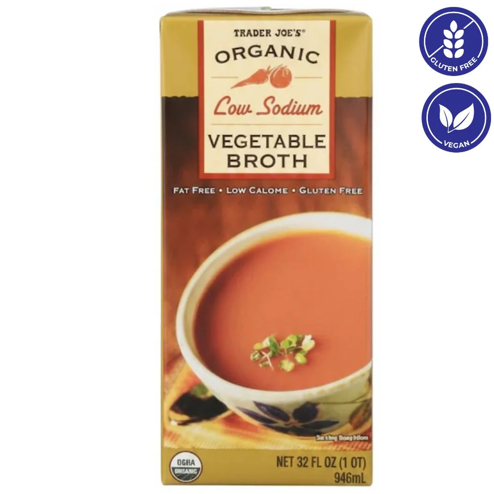 Trader Joe´s Organic Caldo de Vegetales Low Sodium Vegetable Broth 946 ml