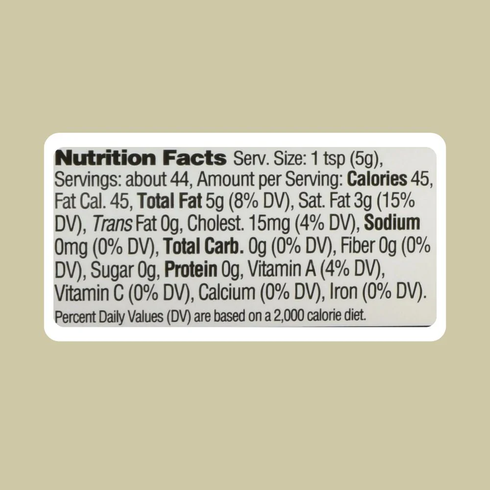 Trader Joeʹs Clarified Butter (ghee) 237ml - Image 2