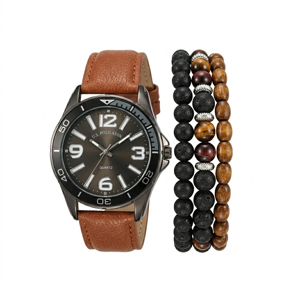 U.S Polo Set Reloj y Pulseras para Caballeros - Image 2