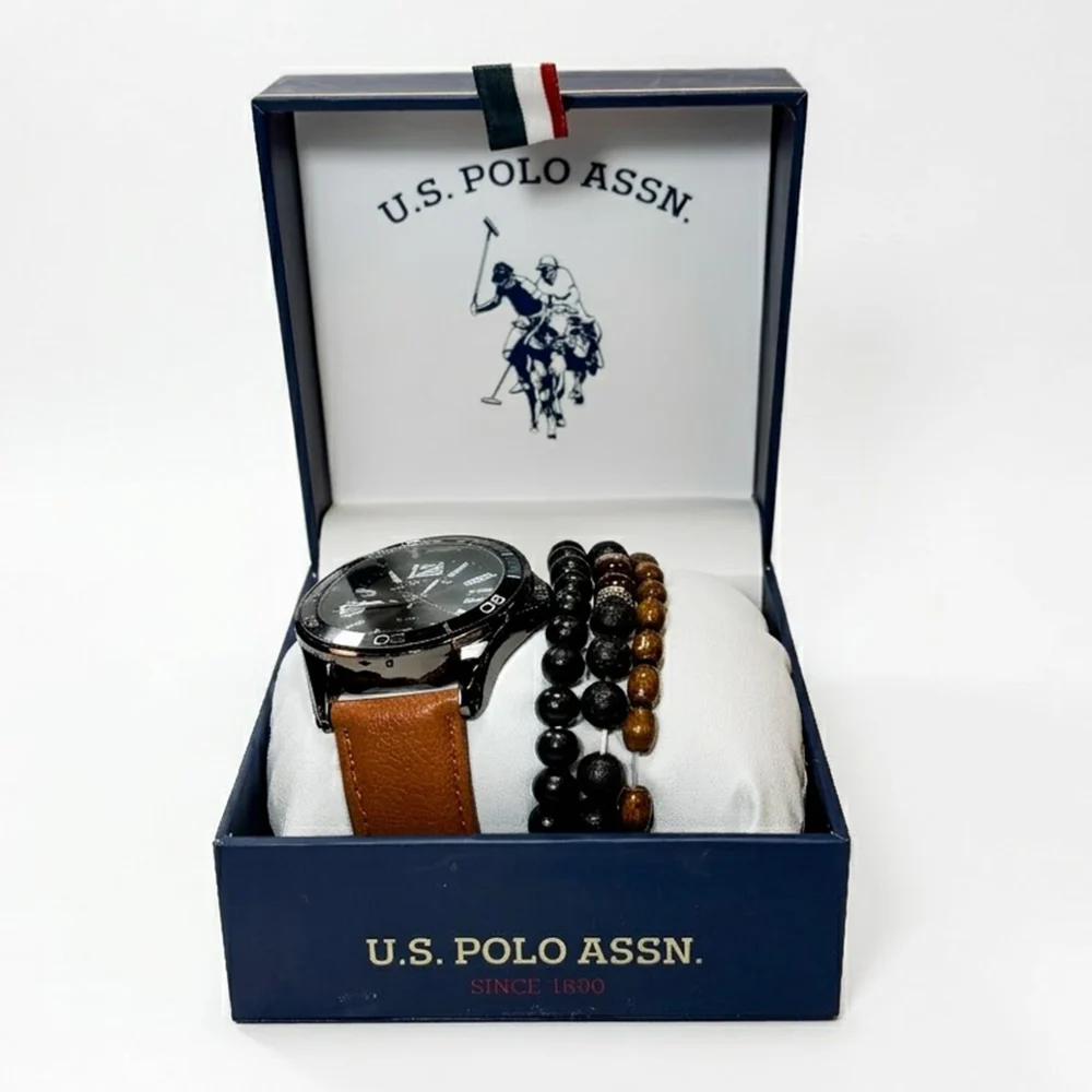 U.S Polo Set Reloj y Pulseras para Caballeros - Image 4
