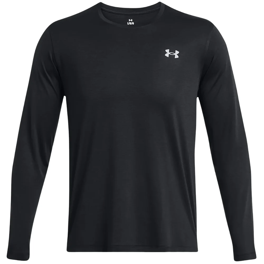 Under Armour Camiseta Running Reflectiva Para Caballeros Color Black - Image 3