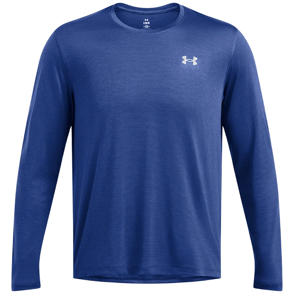 Under Armour Camiseta Running Reflectiva Para Caballeros Color Tech Blue - Image 4