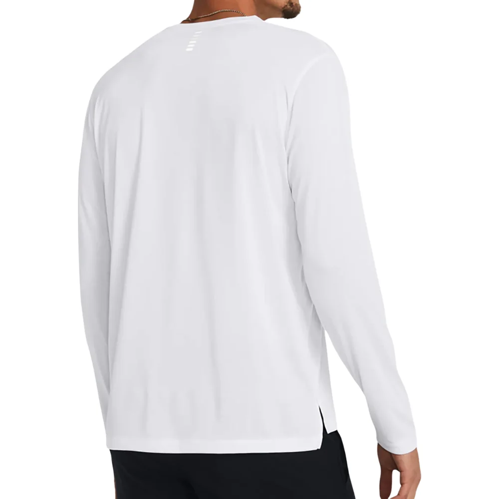 Under Armour Camiseta Running Reflectiva Para Caballeros Color White - Image 3