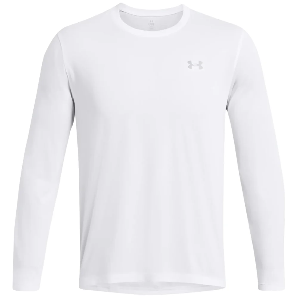 Under Armour Camiseta Running Reflectiva Para Caballeros Color White - Image 4