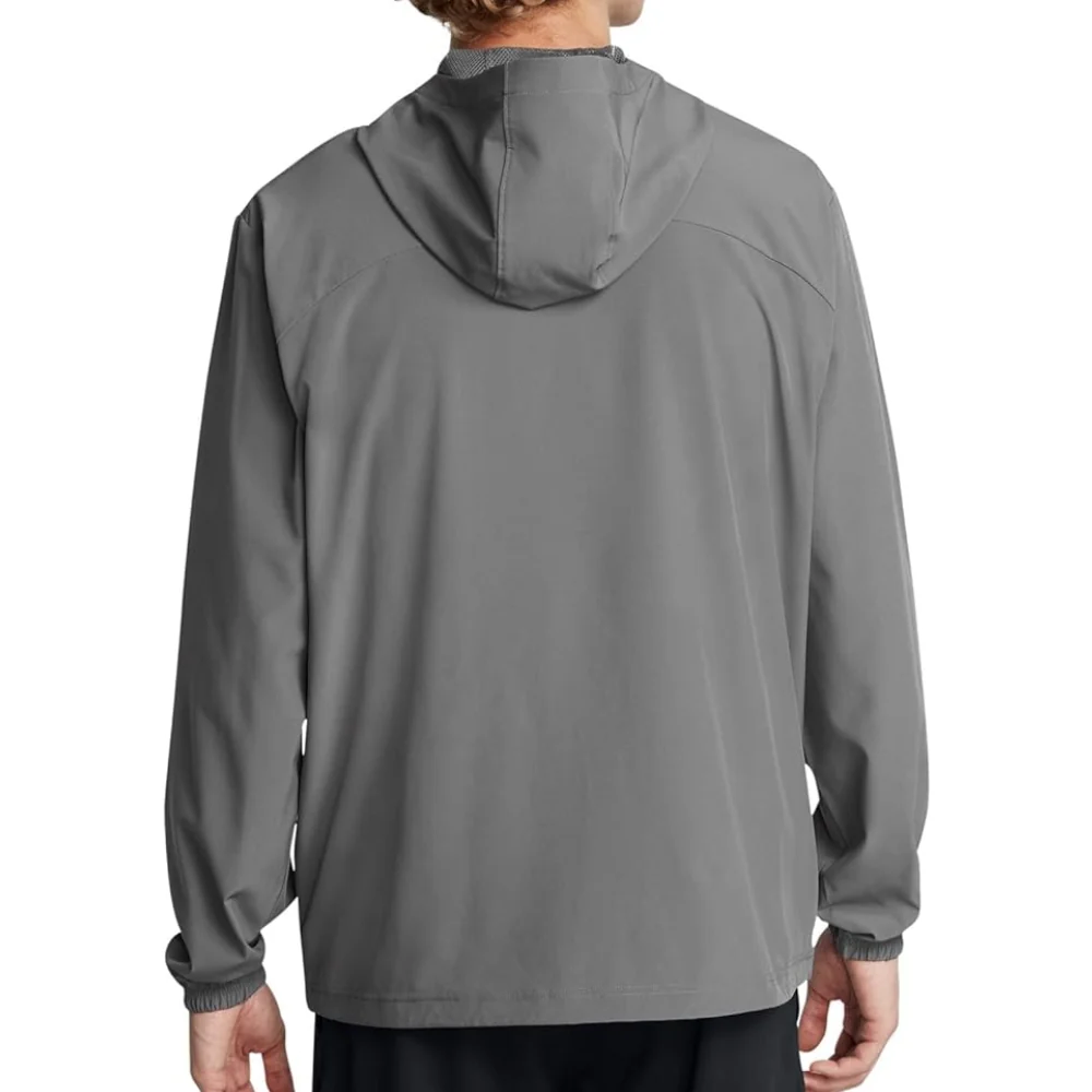 Under Armour Chaqueta Rompevientos Para Caballeros Color Castlerock - Image 4