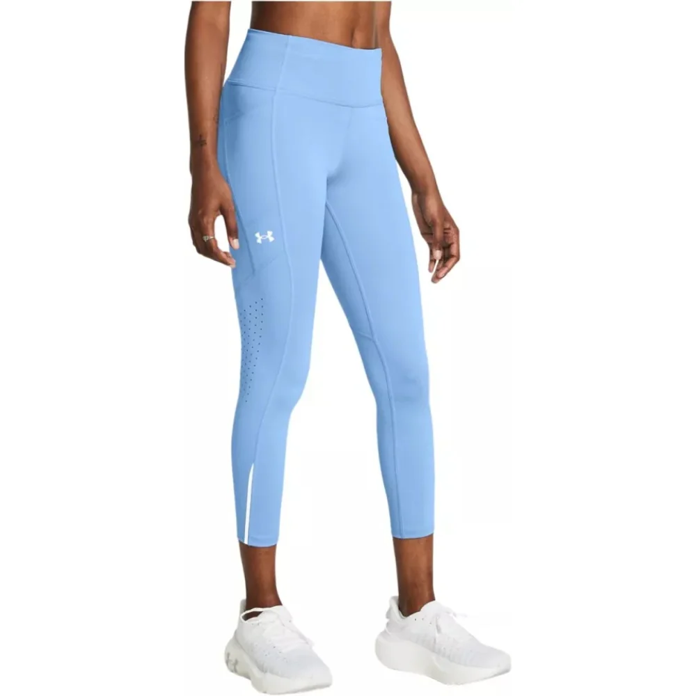 Under Armour Fly Fast 3.0 Ankle Tights Leggings Para Damas Color Horizon Blue