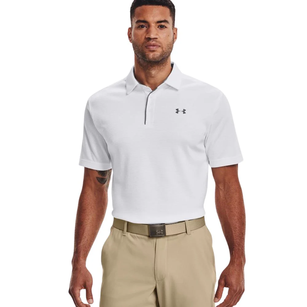 Under Armour Franela Polo Tech Para Caballeros Color Blanco