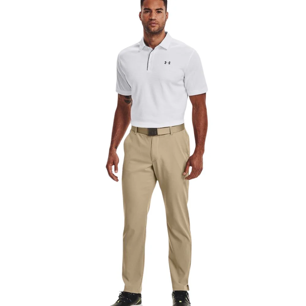 Under Armour Franela Polo Tech Para Caballeros Color Blanco - Image 3