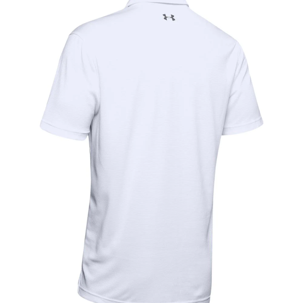 Under Armour Franela Polo Tech Para Caballeros Color Blanco - Image 6