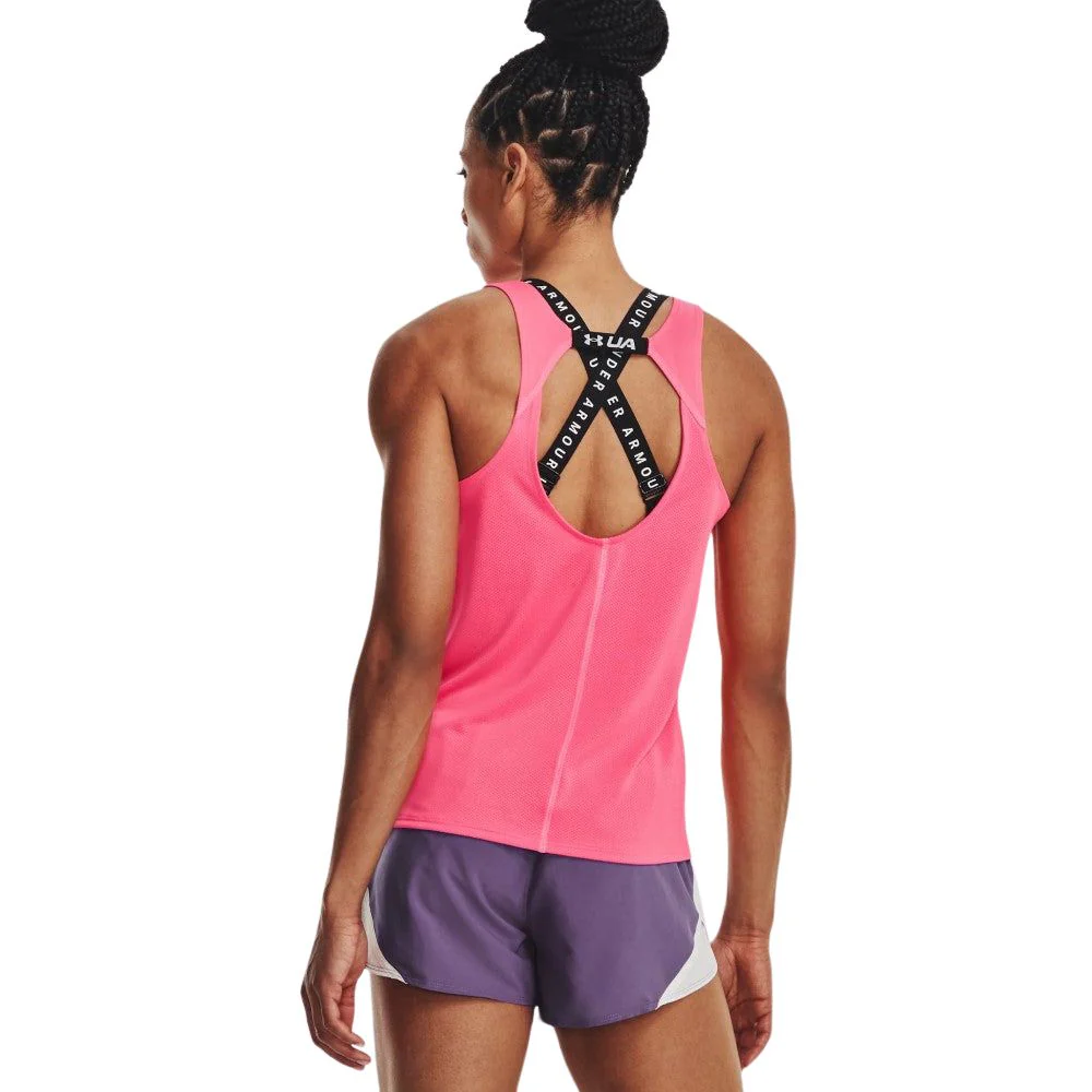 Under Armour Franela Sin Mangas Fly-By Tank Para Damas - Image 2