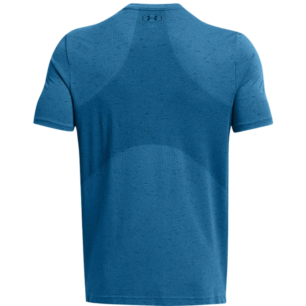 Under Armour Franela Manga Corta Para Caballeros Vanish Seamless SS EtherBlue/White - Image 5