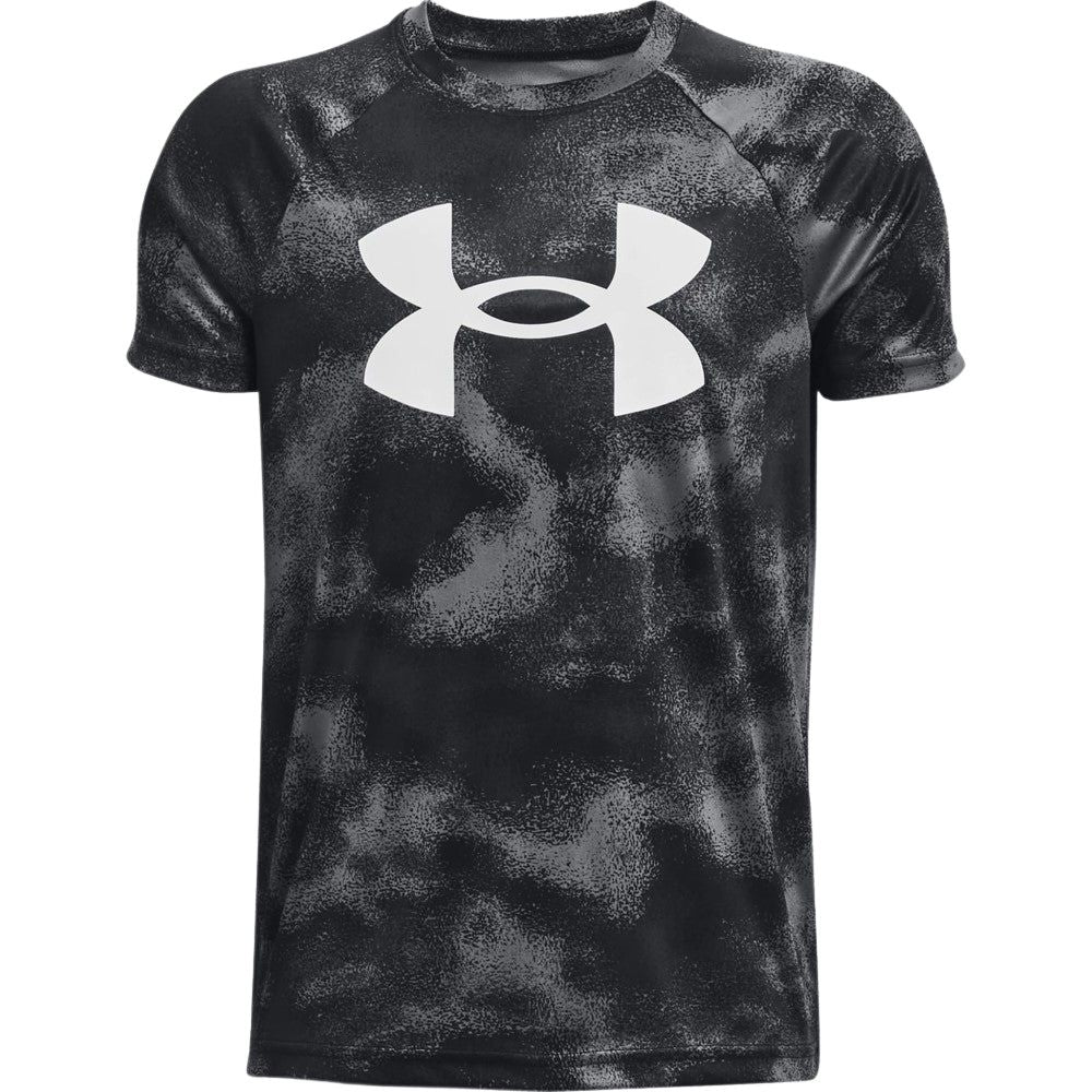Under Armour Franela Manga Corta Para Niños Tech™ Big Logo Printed - Image 3