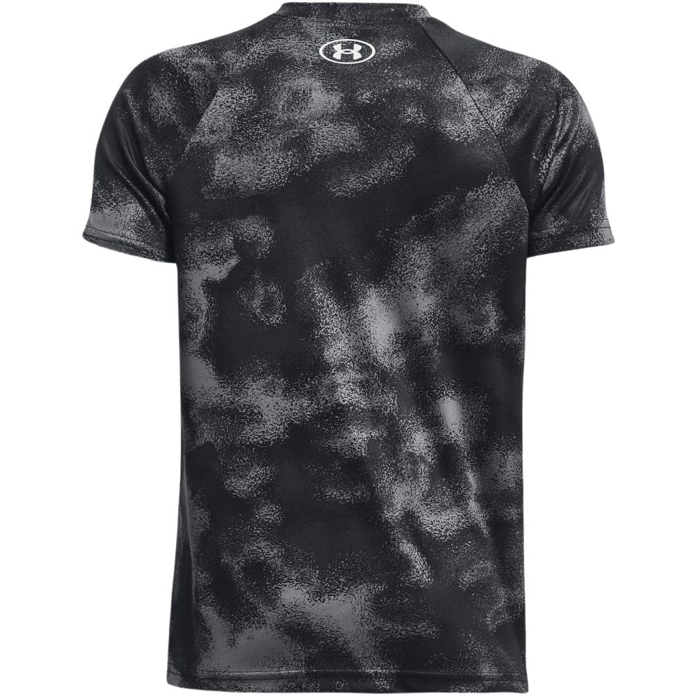 Under Armour Franela Manga Corta Para Niños Tech™ Big Logo Printed - Image 4