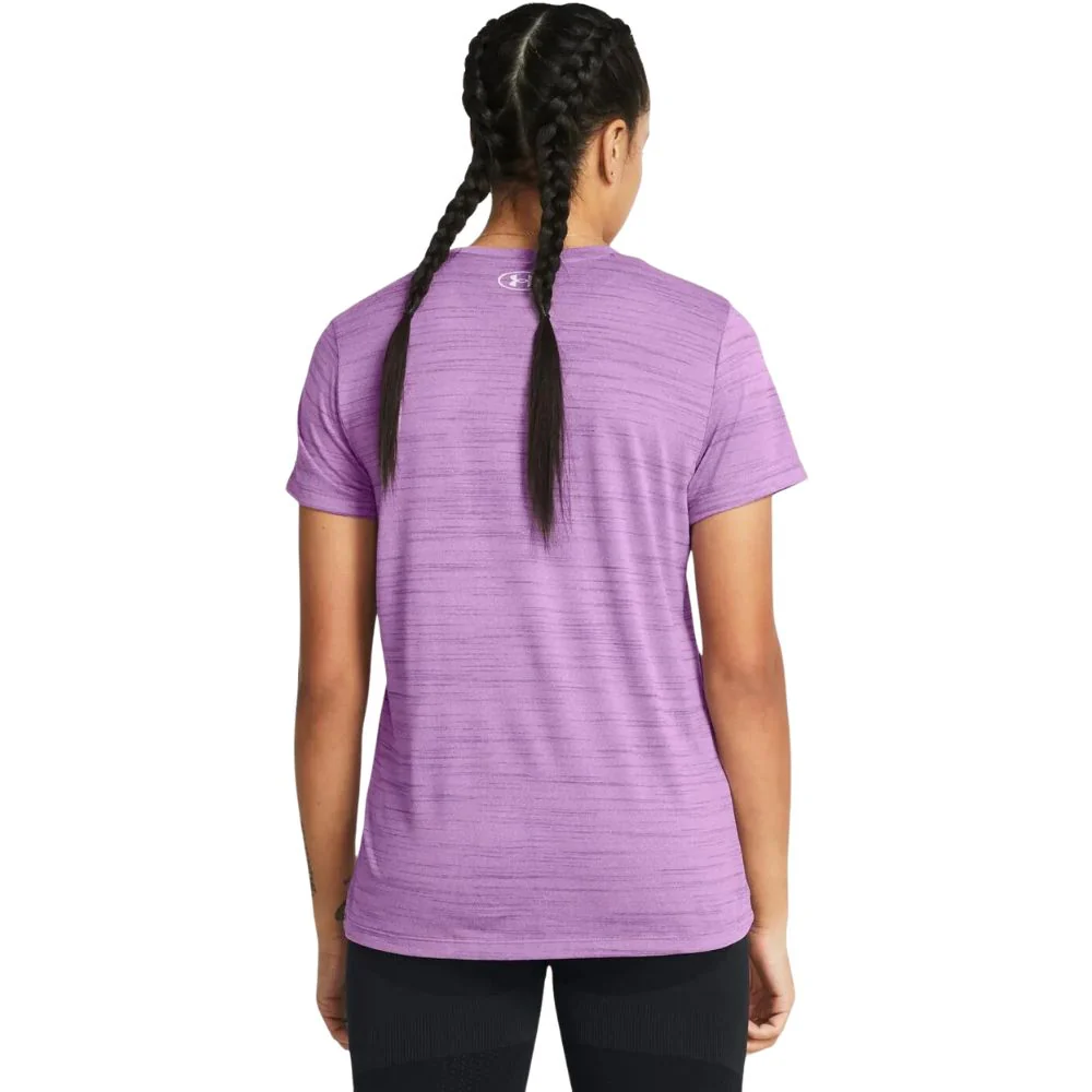 Under Armour Franela Manga Corta Tech Tiger para Dama - Image 2