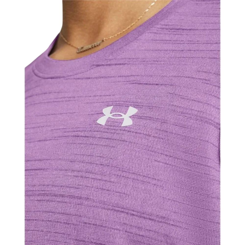 Under Armour Franela Manga Corta Tech Tiger para Dama - Image 3