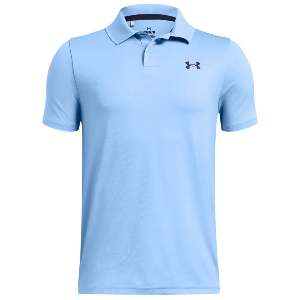 Under Armour Franela Para Niños Performance Polo Color Horizon Blue - Image 2