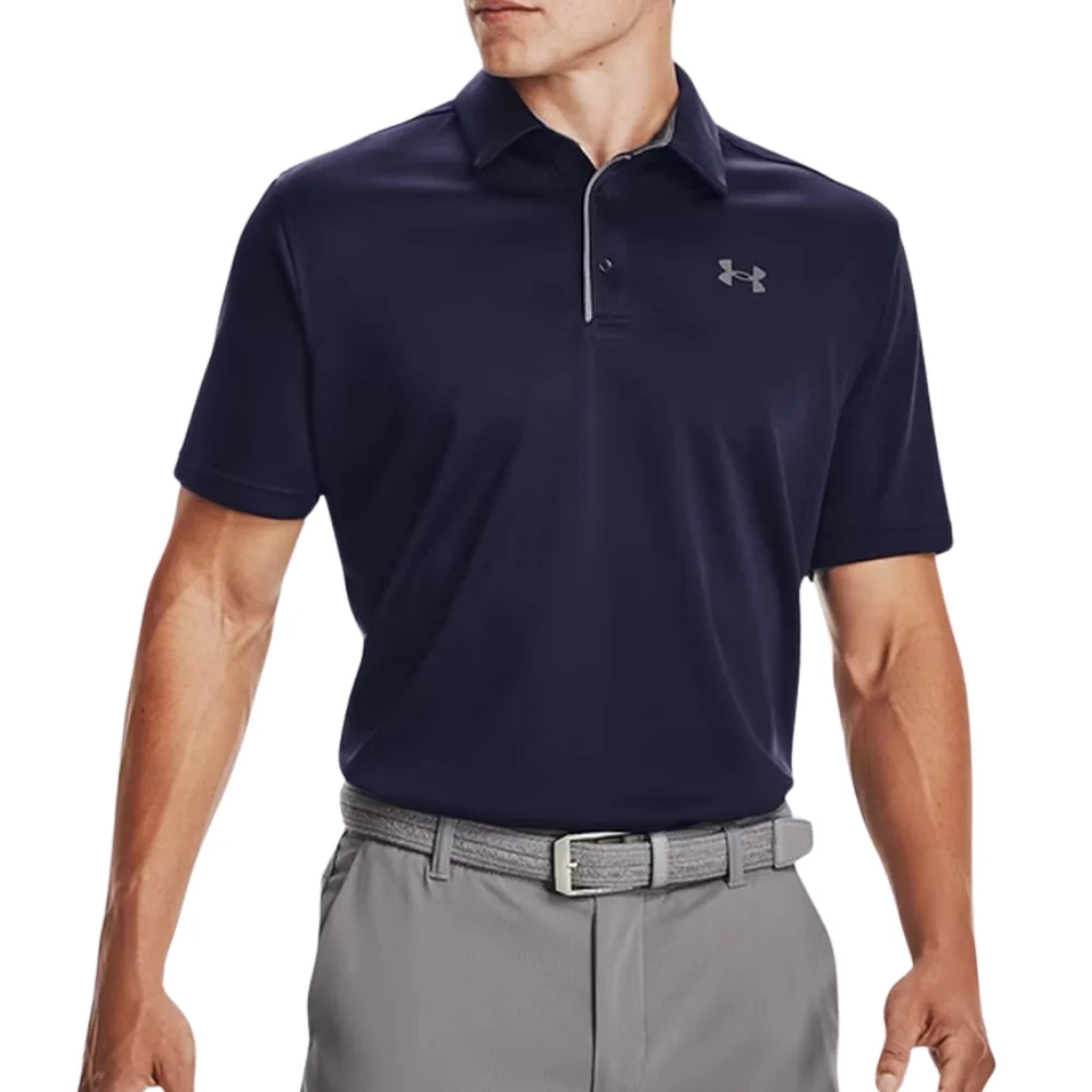Under Armour Franela Polo Tech Para Caballeros Color Midnight Navy