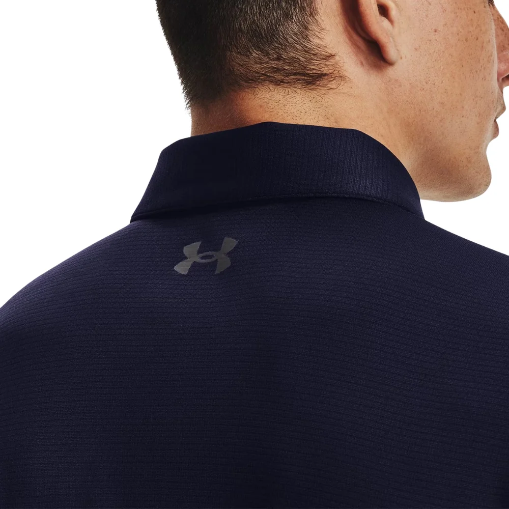 Under Armour Franela Polo Tech Para Caballeros Color Midnight Navy - Image 3