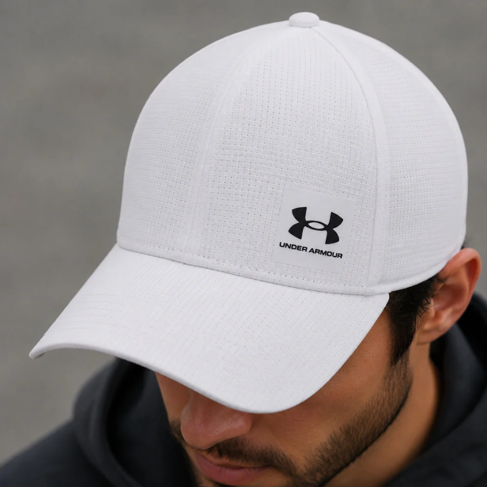 Under Armour Gorra Ajustable Para Caballero Color Blanco