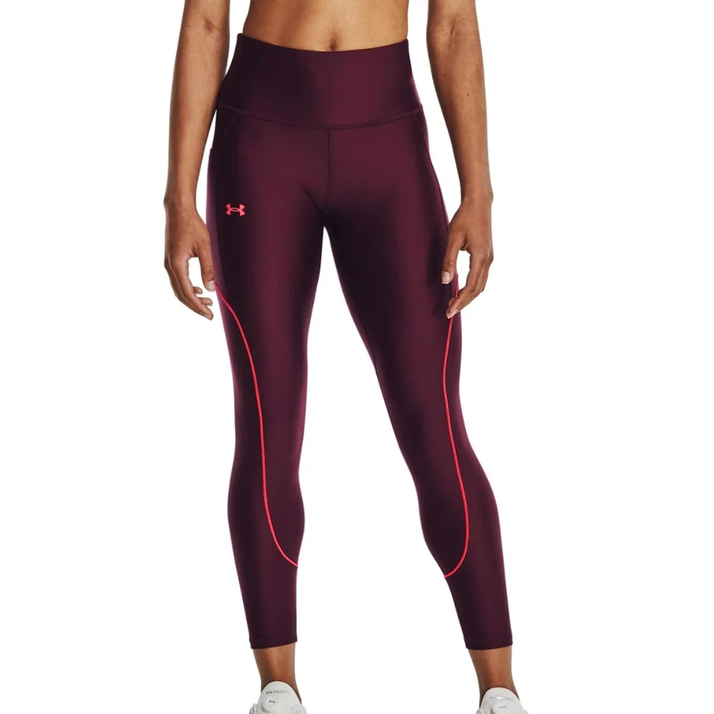 Under Armour Leggings de Entrenamiento Para Damas Color Burdeos - Image 2