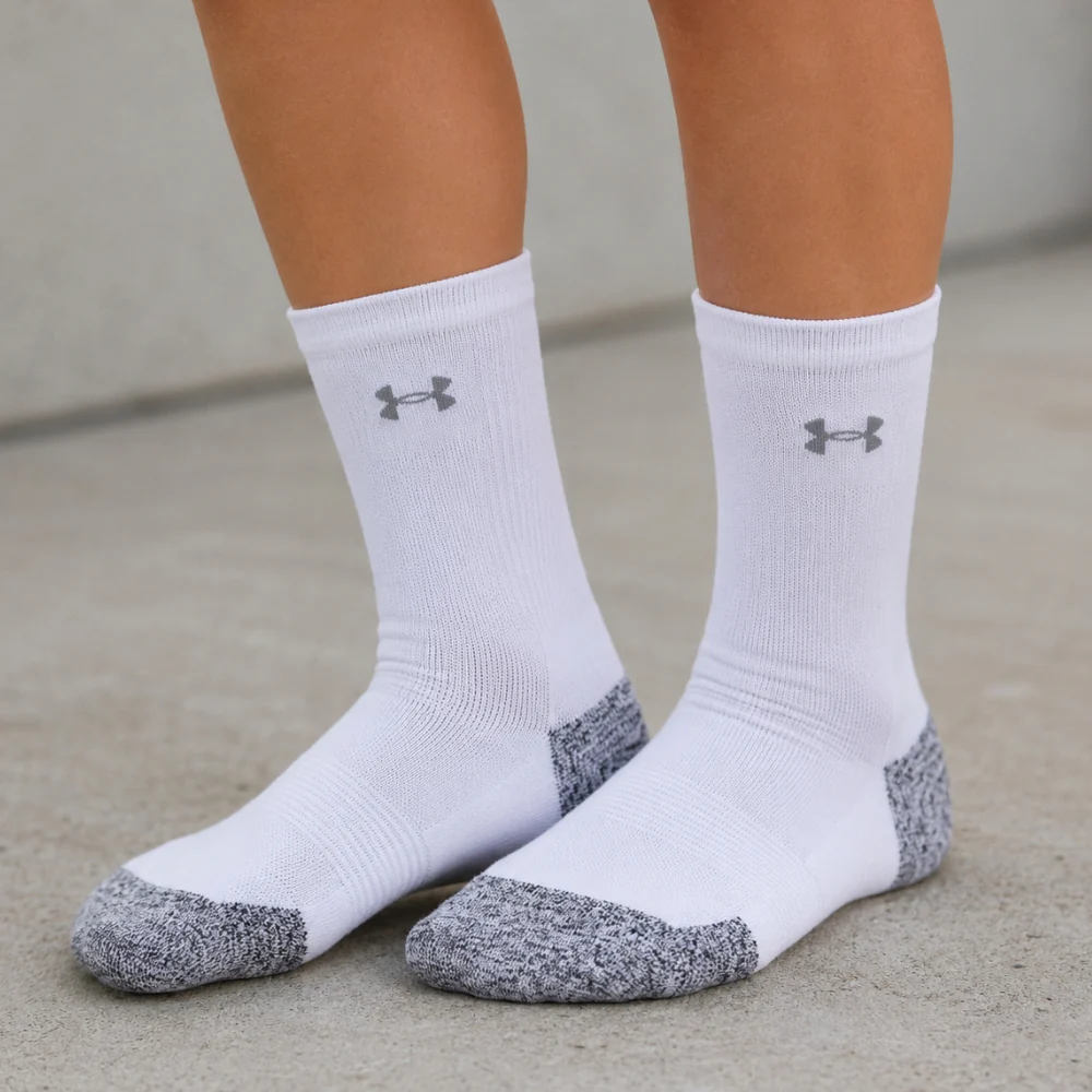 Under Armour Medias Deportivas 1 Par Color Blanco - Image 3