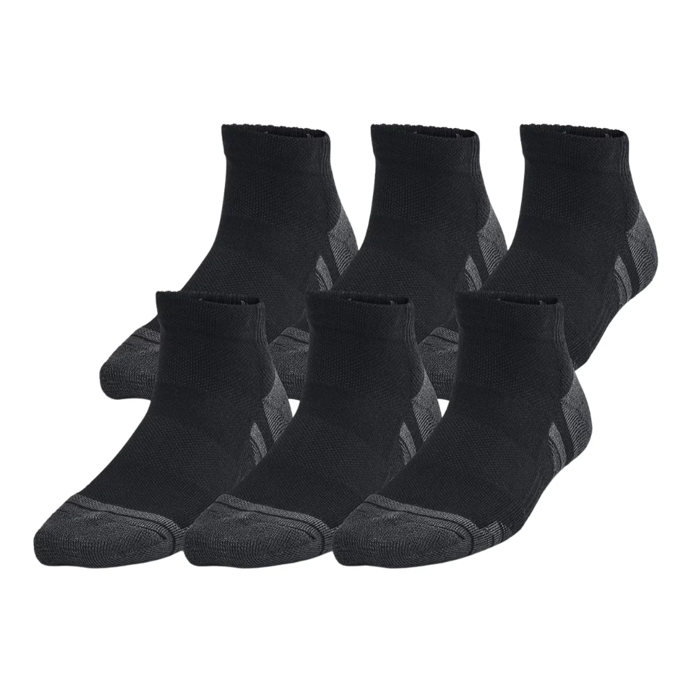 Under Armour Medias Deportivas Para Niños 6 Pack Color Negro