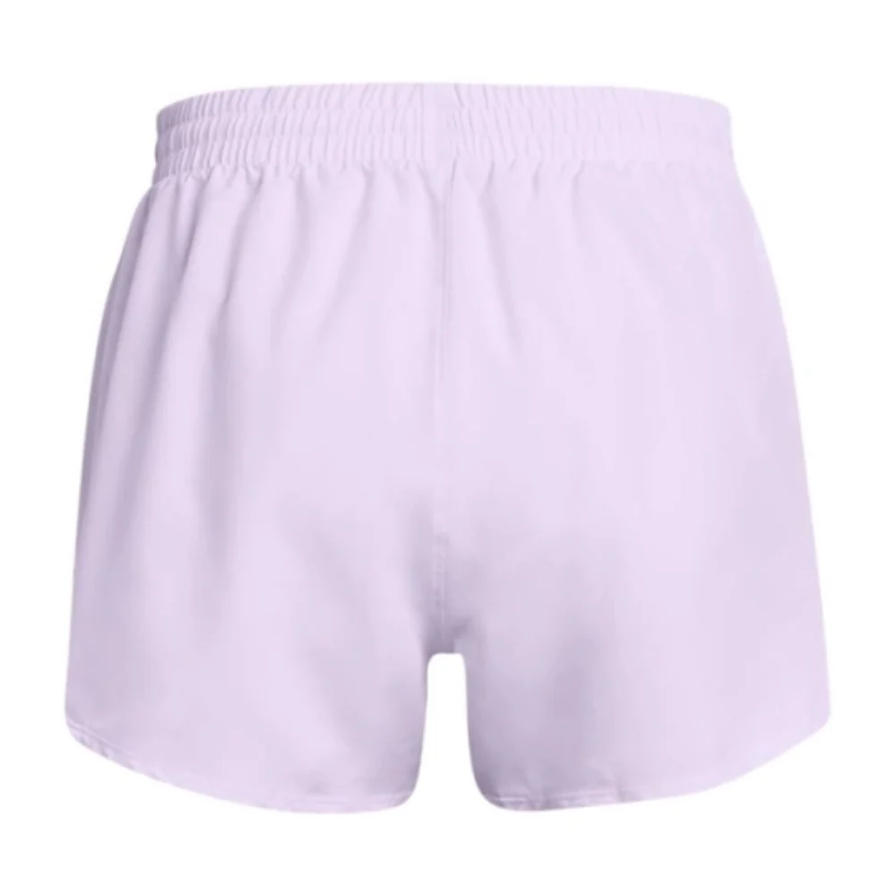 Under Armour Short Deportivo Fly By 3" Para Damas Color Lila - Image 6