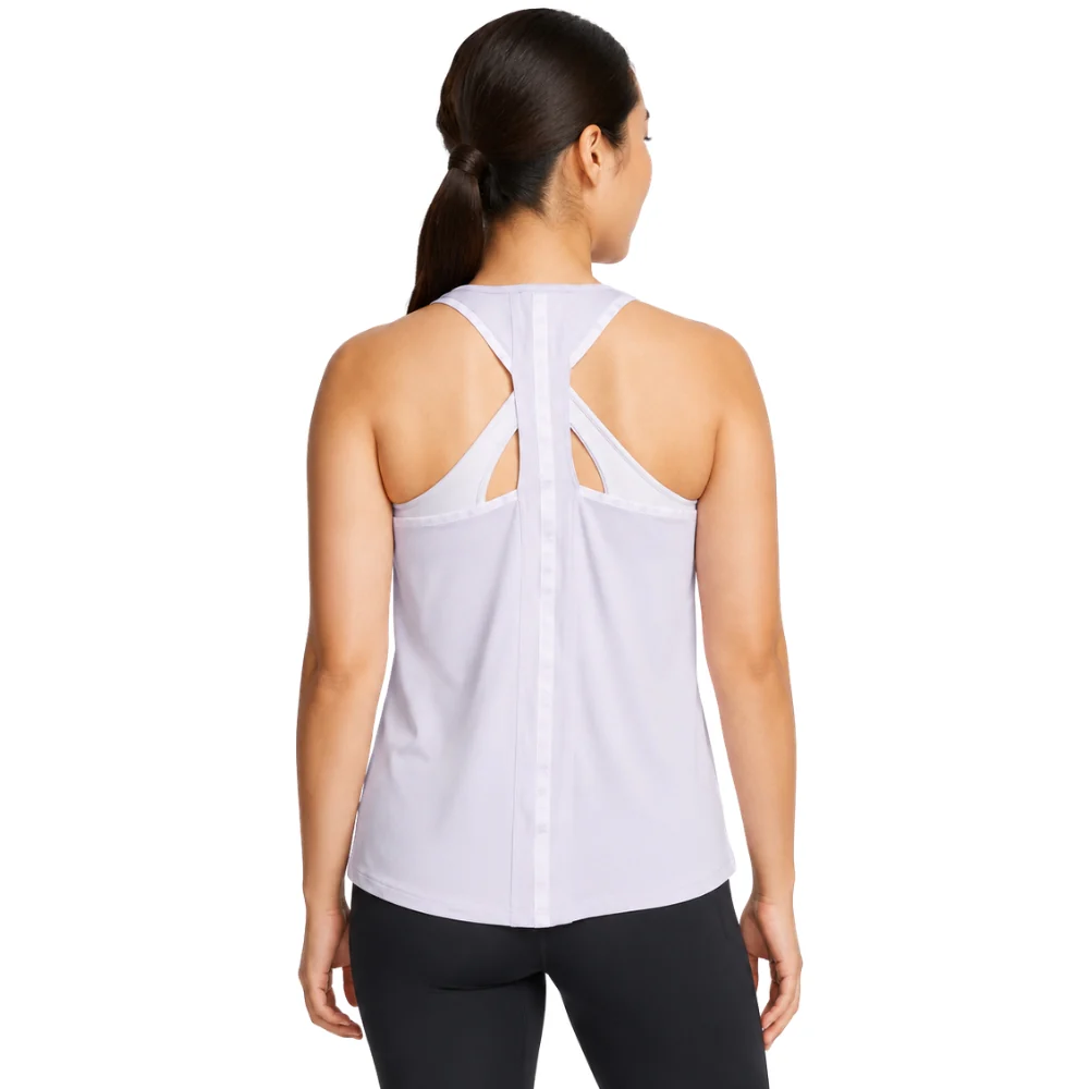 Under Armour Tank Top Deportivo Knockout Para Damas Color Lila - Image 2