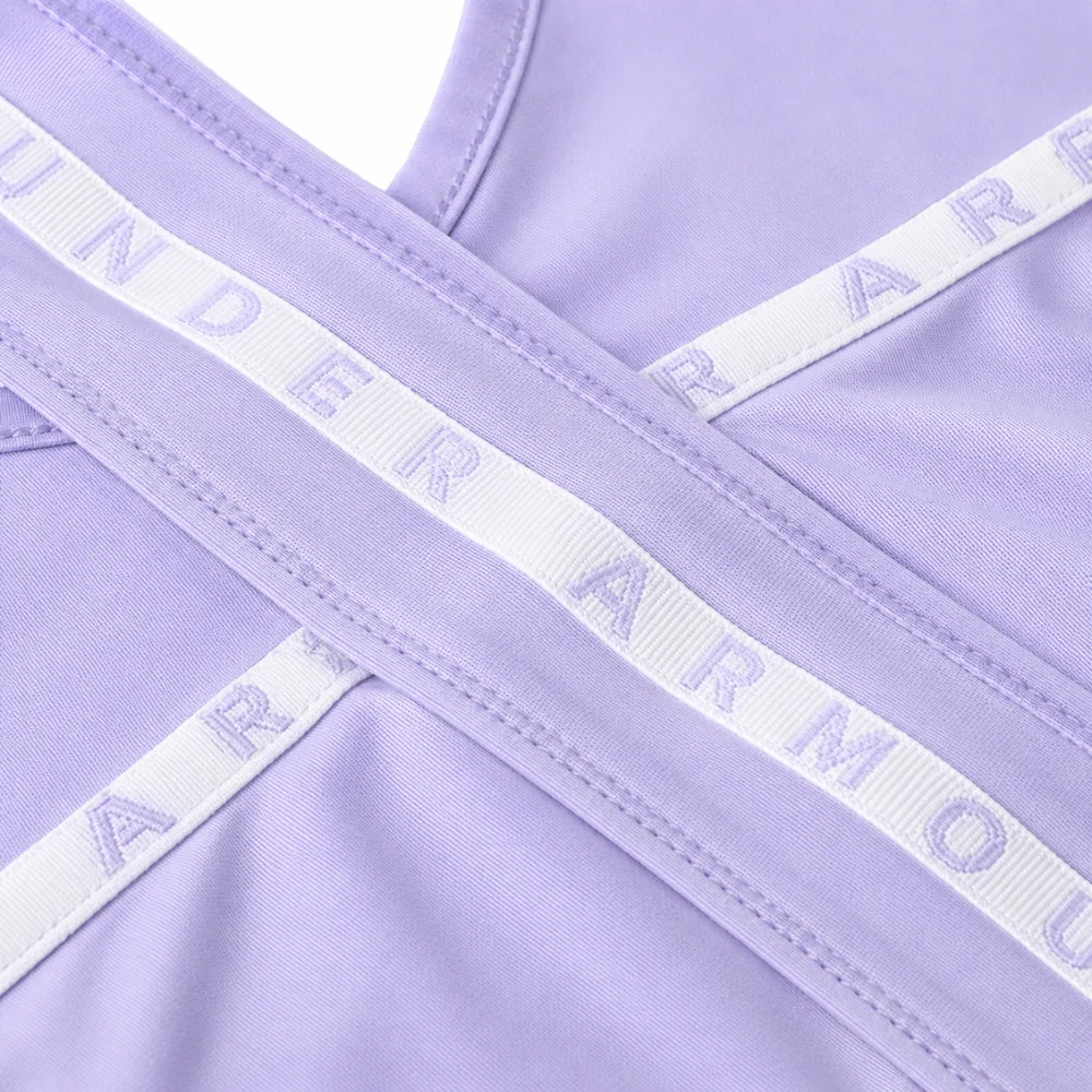 Under Armour Tank Top Deportivo Knockout Para Damas Color Lila - Image 5
