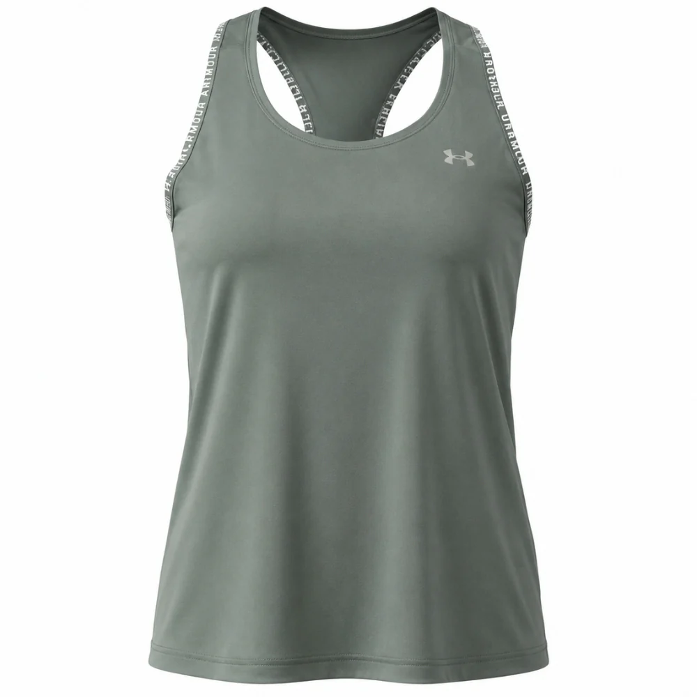 Under Armour Top Deportivo Transpirable Para Damas Color Silica Green - Image 3