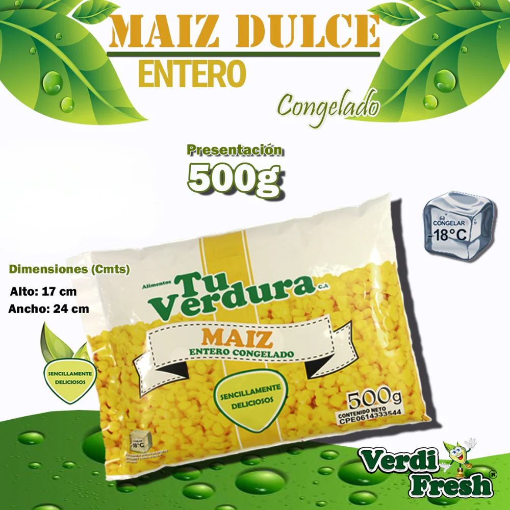 Verdi Fresh Maiz Dulce Congelado 500gr - Image 2