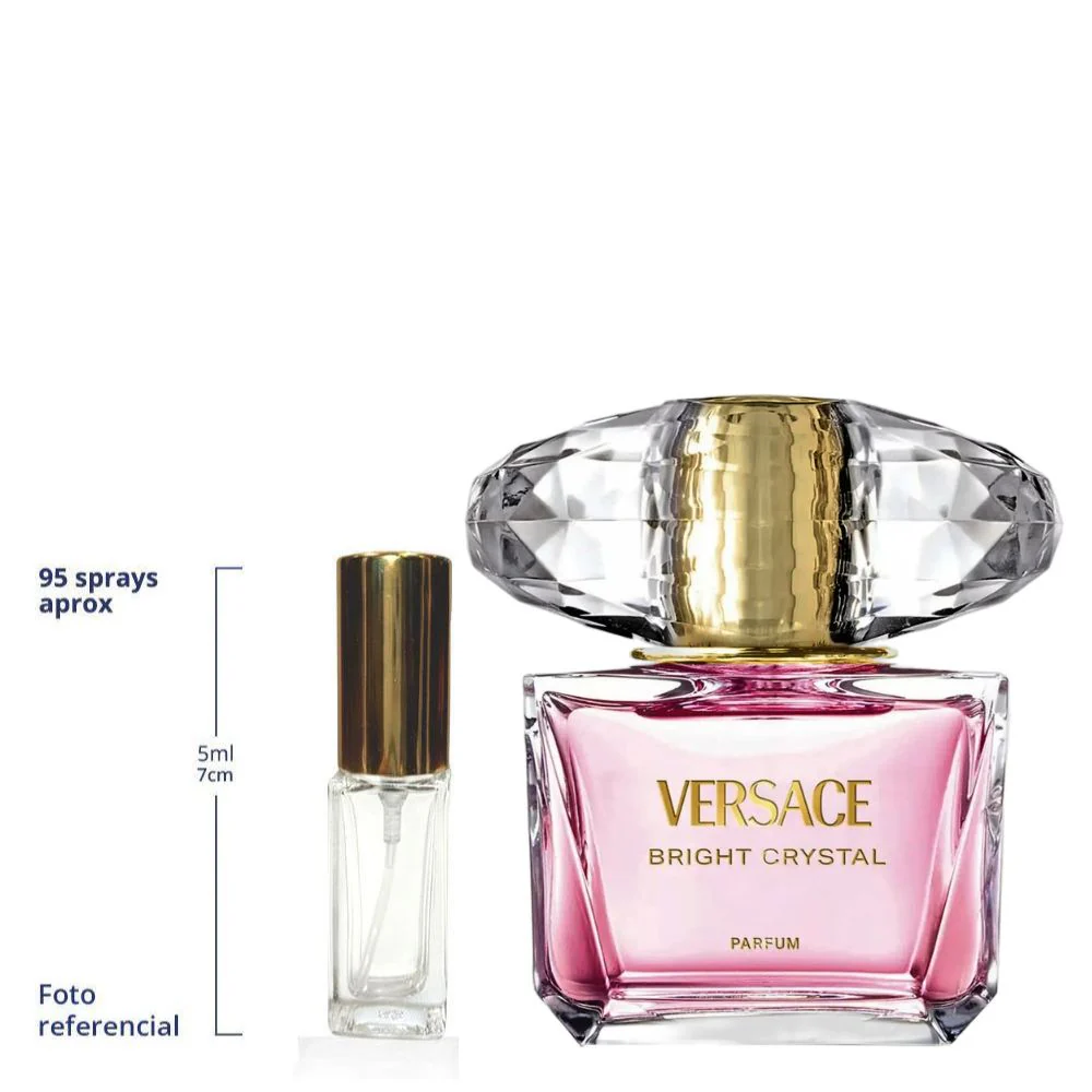 Versace Bright Crystal Decant Travel Size Eau De Parfum For Woman