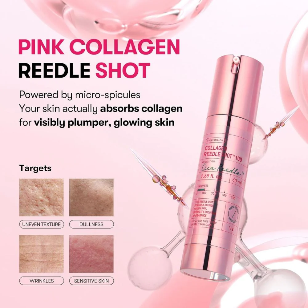 VT Cosmetics Cica Reedle 100 Collagen Reedle Shot 50ml - Image 2