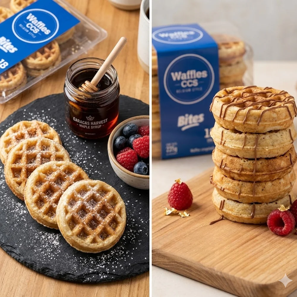 Waffle Belga Tipo Bite 18 Und Waffle Ccs - Image 3