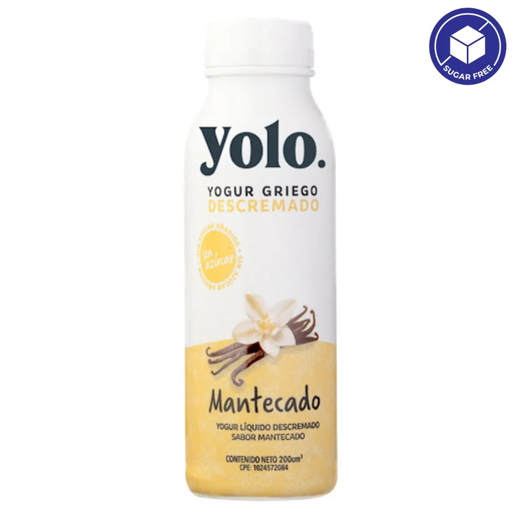 Yolo Yogurt Griego Liquido Descremado Mantecado 200ml - Image 2