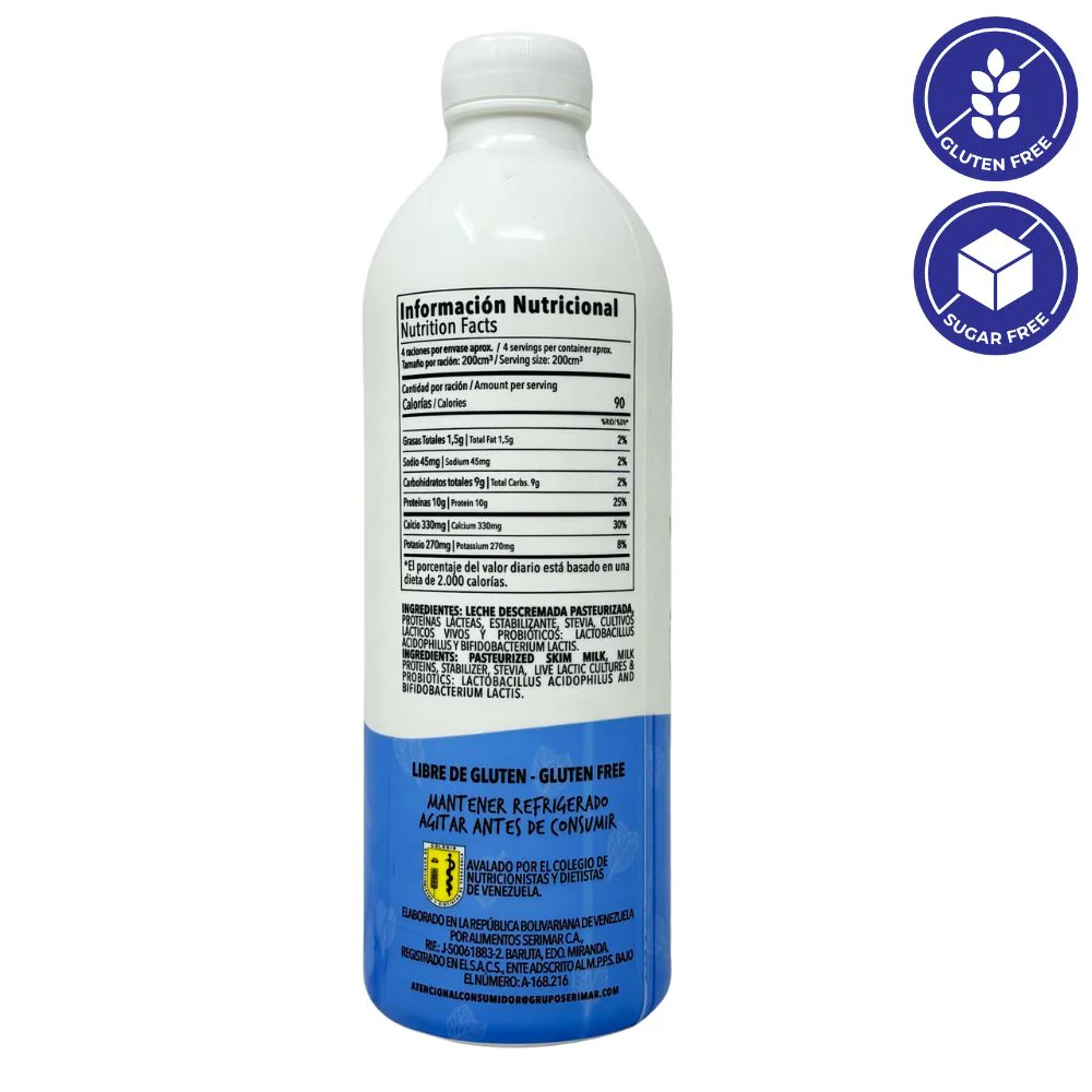Yolo Yogurt Griego Liquido Descremado Natural 750ml - Image 4