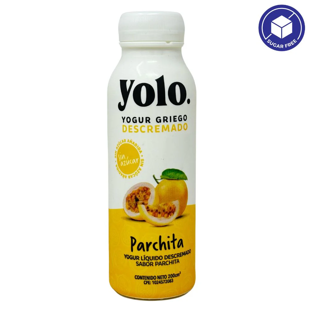 Yolo Yogurt Griego Liquido Descremado Parchita 200ml - Image 2