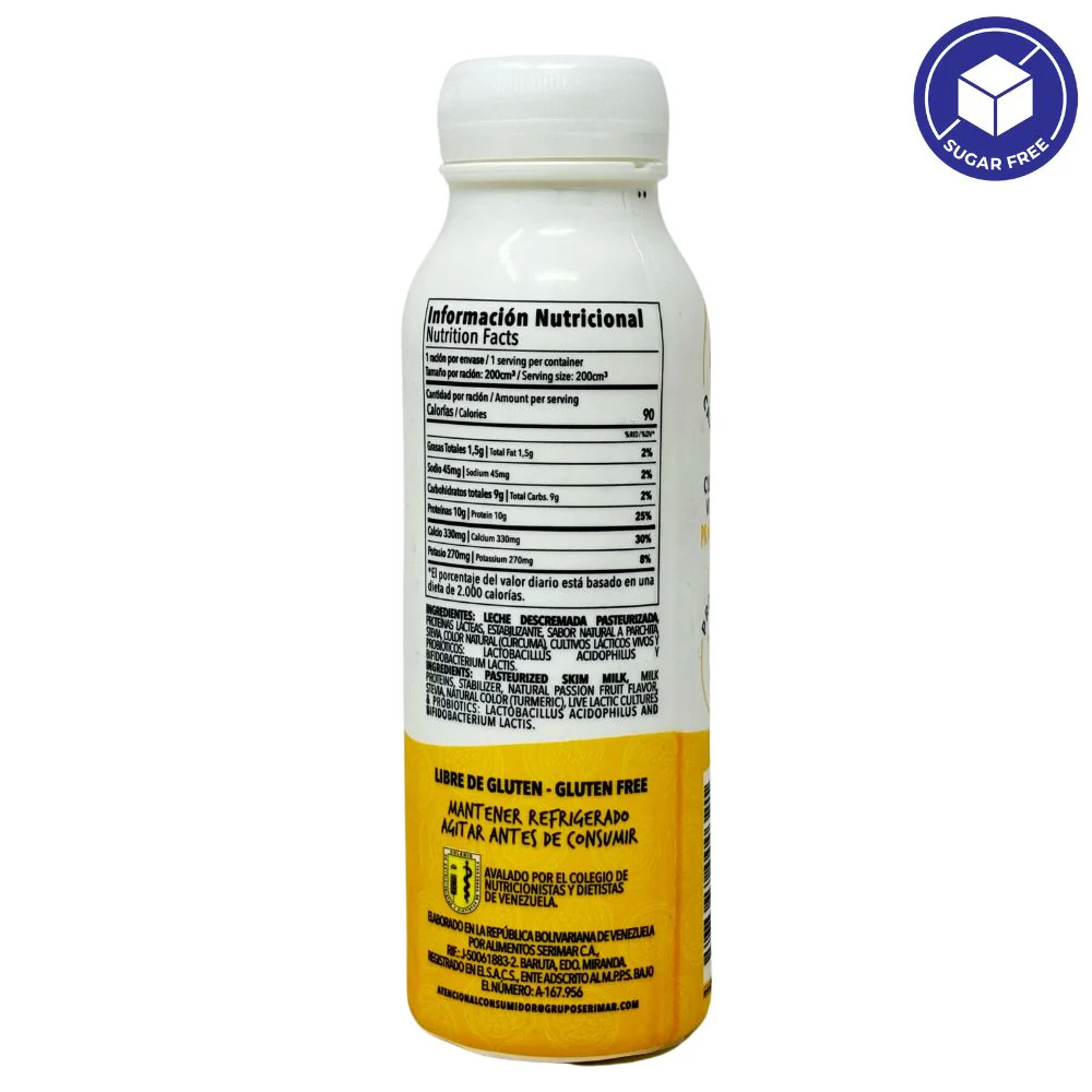 Yolo Yogurt Griego Liquido Descremado Parchita 200ml - Image 4