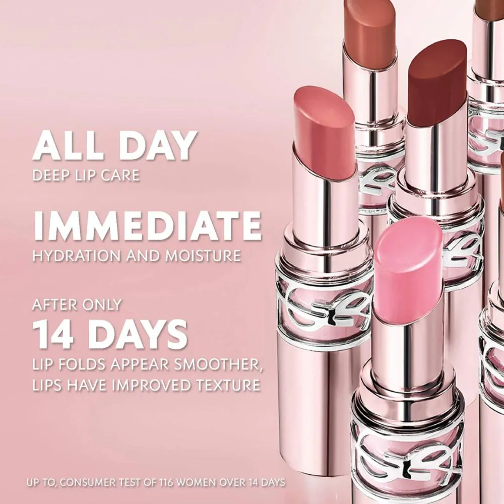 Yves Saint Laurent Labial Candy Glow Lipstick 44B Nude Levallere - Image 4