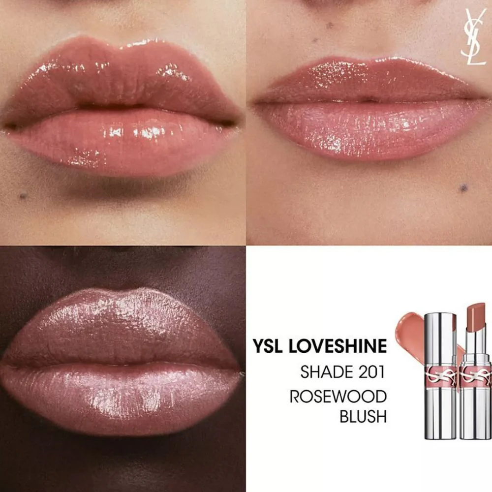 Yves Saint Laurent Loveshine High-Shine 201 Rosewood Blush 3.2gr - Image 2